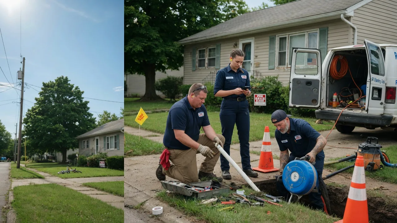 Sewer Line Repair in Rock City, IL near me